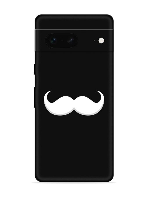 Mustache Vector Embossed Soft Silicone Case for Google Pixel 7 Zapvi