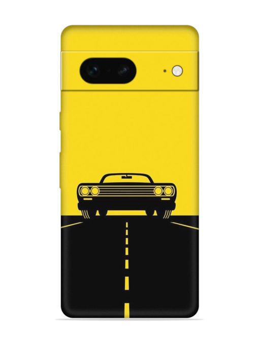 Classic Car Embossed Soft Silicone Case for Google Pixel 7