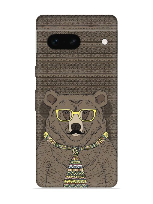 Grizzly Bear Embossed Soft Silicone Case for Google Pixel 7 Zapvi