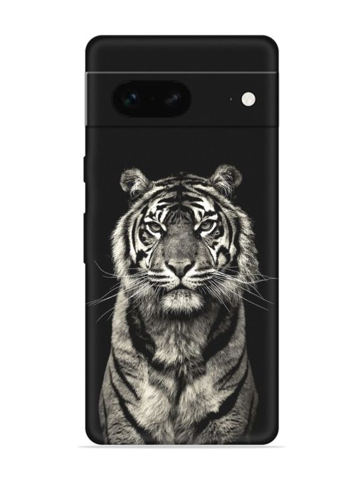 Tiger Art Embossed Soft Silicone Case for Google Pixel 7