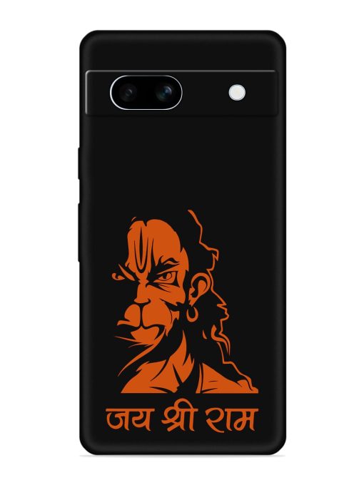 Angry Hanuman Embossed Soft Silicone Case for Google Pixel 7A Zapvi