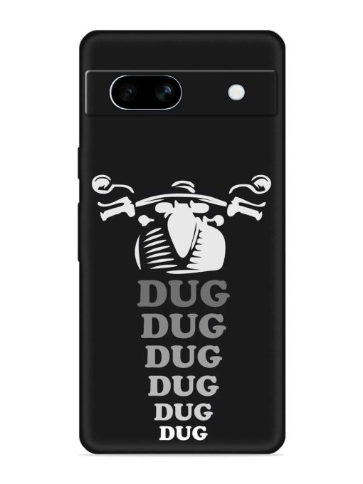 Dug Dug Dug Embossed Soft Silicone Case for Google Pixel 7A Zapvi