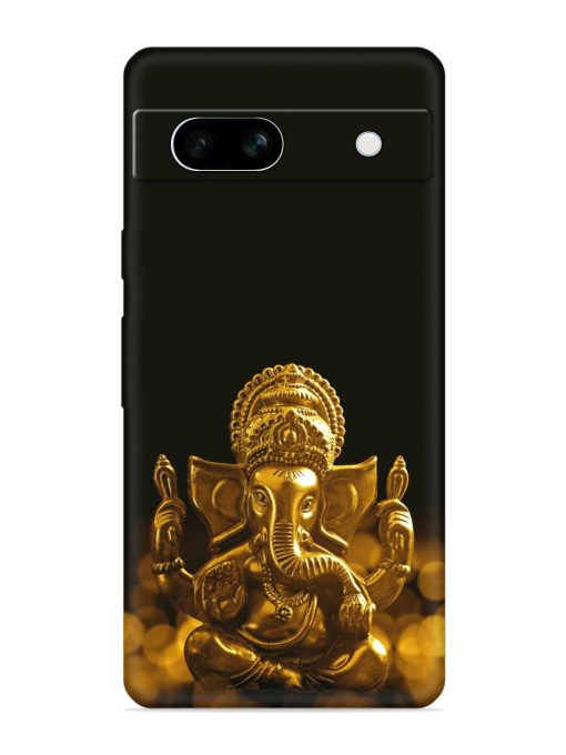 Lord Ganesha Indian Festival Embossed Soft Silicone Case for Google Pixel 7A Zapvi