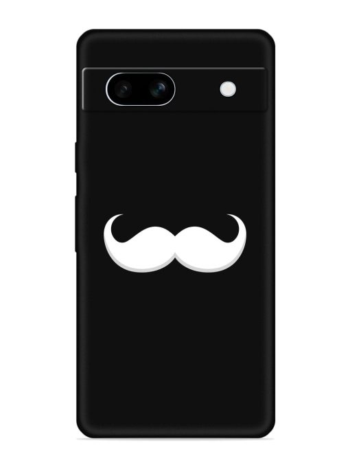 Mustache Vector Embossed Soft Silicone Case for Google Pixel 7A