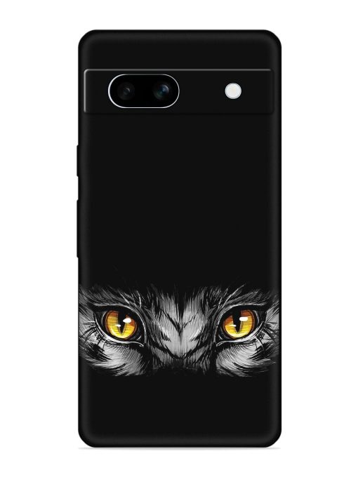 Scary Eye Embossed Soft Silicone Case for Google Pixel 7A Zapvi