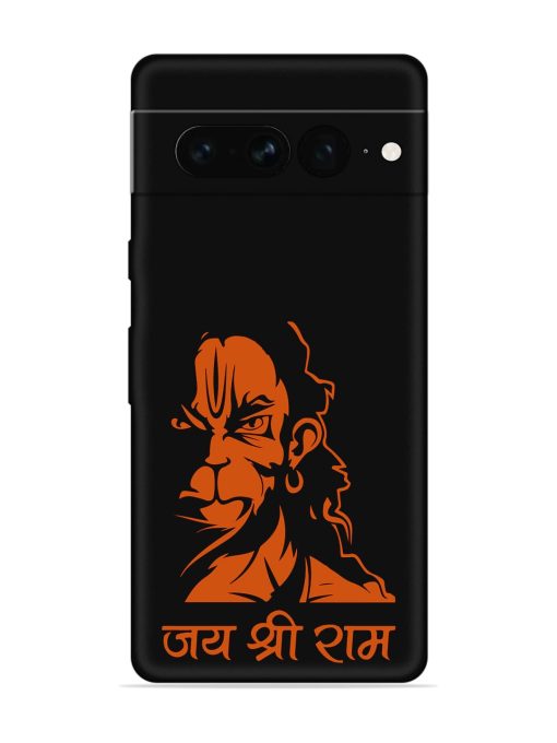 Angry Hanuman Embossed Soft Silicone Case for Google Pixel 7 Pro Zapvi