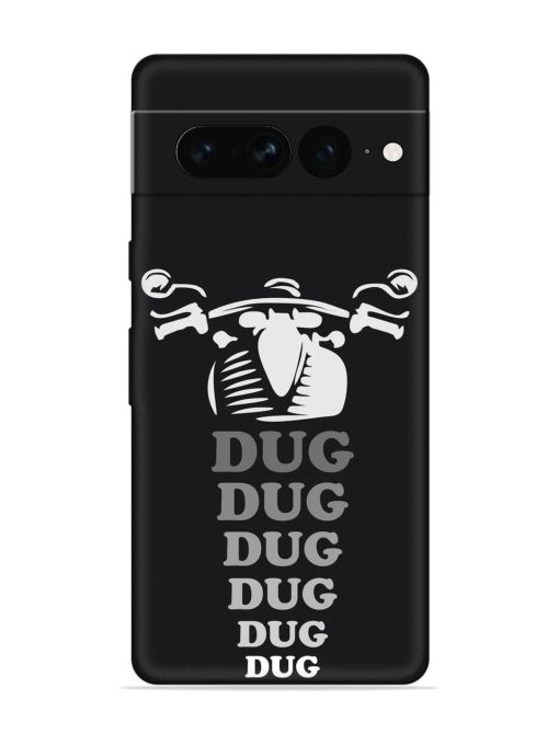 Dug Dug Dug Embossed Soft Silicone Case for Google Pixel 7 Pro