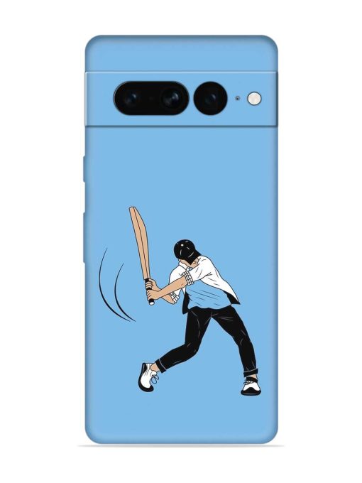 Cricket Gully Boy Embossed Soft Silicone Case for Google Pixel 7 Pro Zapvi