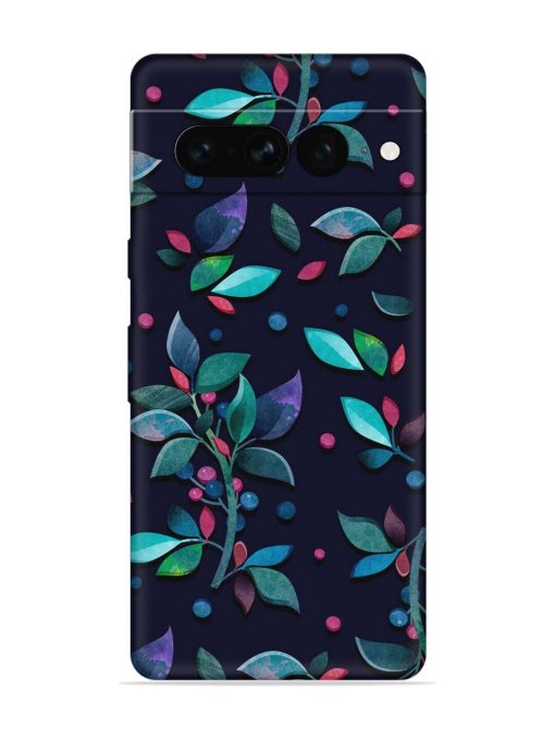 Decorative Watercolor Flower Embossed Soft Silicone Case for Google Pixel 7 Pro