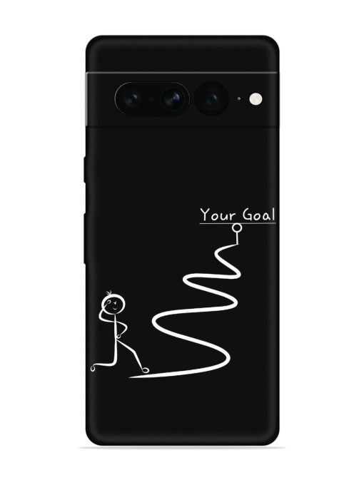 Your Goal Embossed Soft Silicone Case for Google Pixel 7 Pro Zapvi