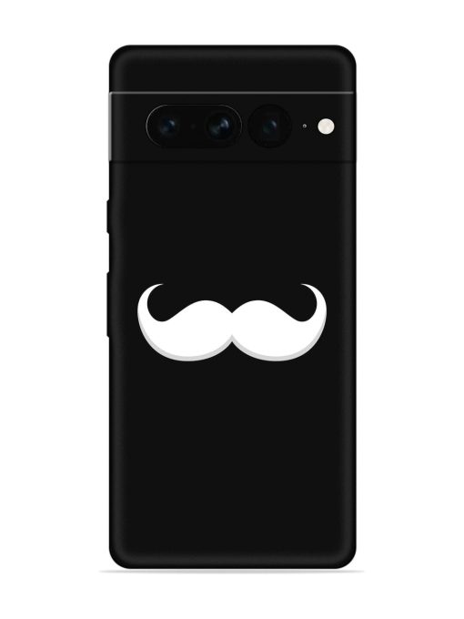 Mustache Vector Embossed Soft Silicone Case for Google Pixel 7 Pro Zapvi