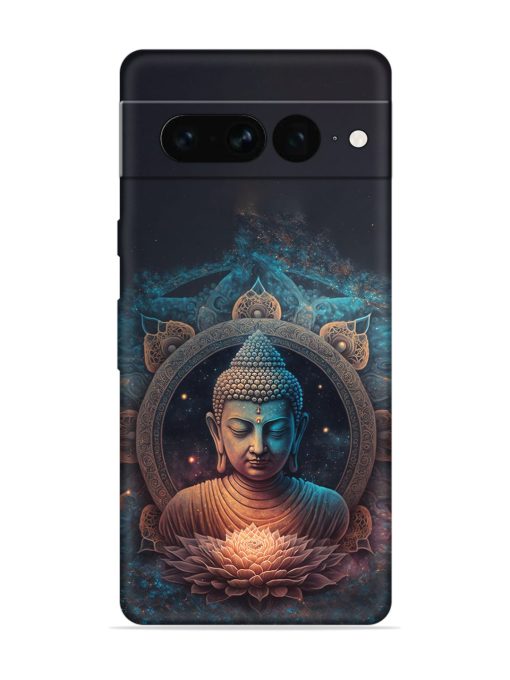 Gautam Buddha Embossed Soft Silicone Case for Google Pixel 7 Pro