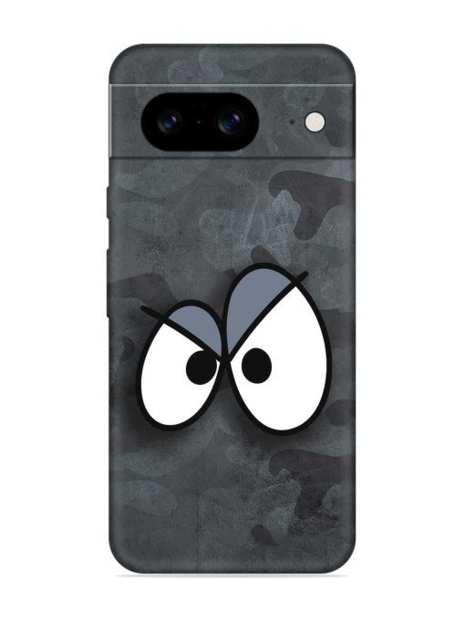 Big Eyes Night Mode Embossed Soft Silicone Case for Google Pixel 8 Zapvi