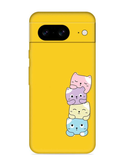 Cartoon Anime Embossed Soft Silicone Case for Google Pixel 8 Zapvi