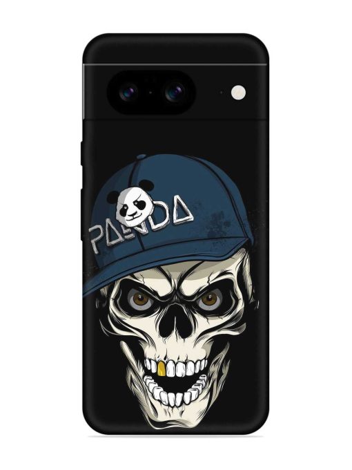 Panda Skull Embossed Soft Silicone Case for Google Pixel 8 Zapvi