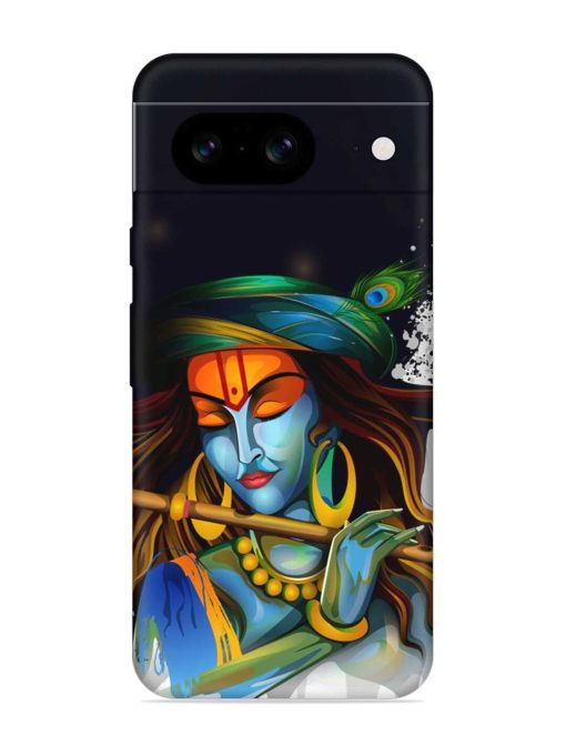 Krishna Art Embossed Soft Silicone Case for Google Pixel 8 Zapvi