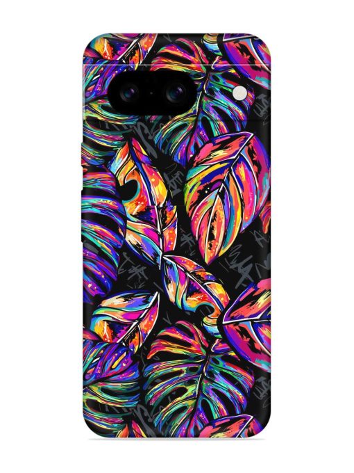 Tropical Seamless Vector Embossed Soft Silicone Case for Google Pixel 8 Zapvi