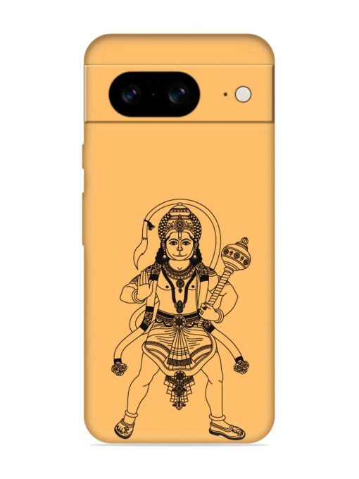 Indian God Hanuman Embossed Soft Silicone Case for Google Pixel 8 Zapvi