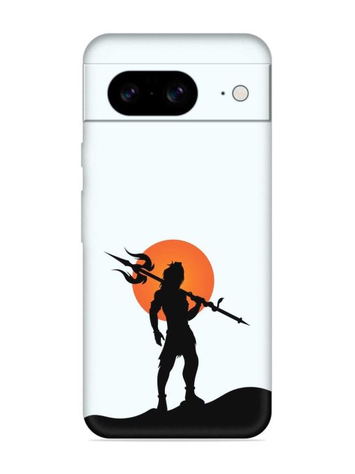 Lord Mahadev Trendy Embossed Soft Silicone Case for Google Pixel 8 Zapvi