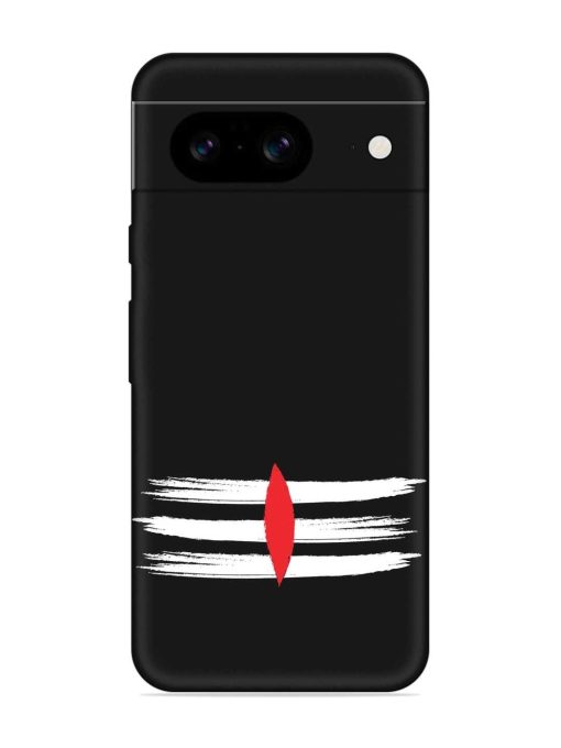 Mahadev Tilak Vector Embossed Soft Silicone Case for Google Pixel 8 Zapvi