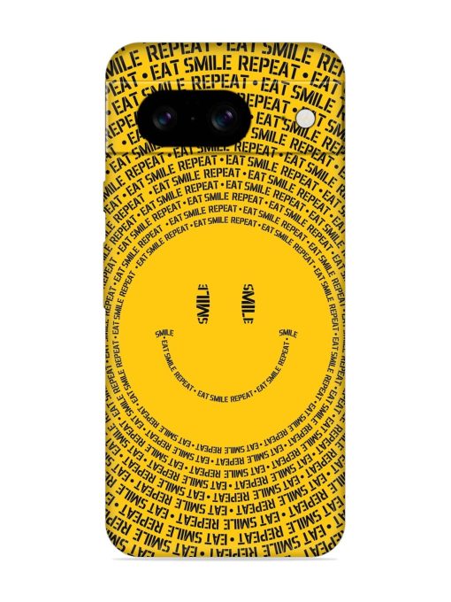 Smiley Embossed Soft Silicone Case for Google Pixel 8 Zapvi