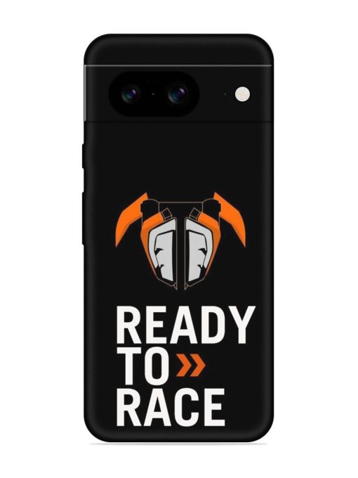 Ready To Race Embossed Soft Silicone Case for Google Pixel 8 Zapvi