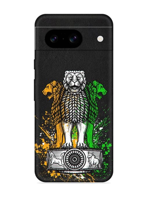 Pillars Of Ashoka Embossed Soft Silicone Case for Google Pixel 8 Zapvi