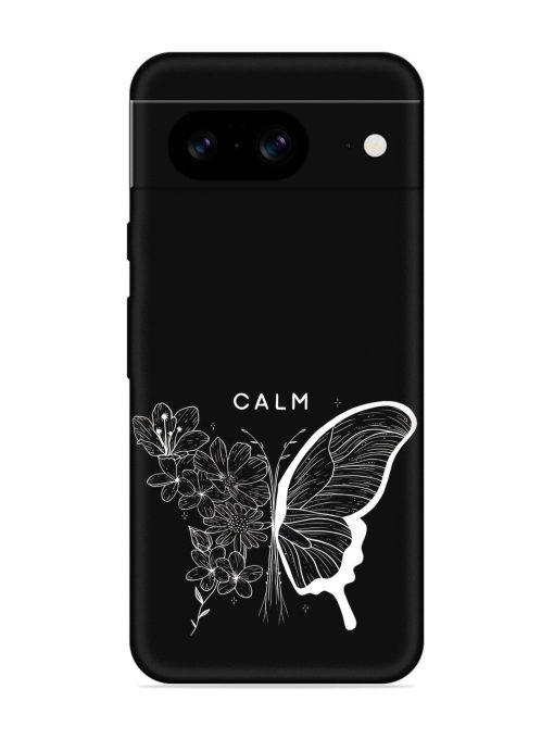 Calm Embossed Soft Silicone Case for Google Pixel 8 Zapvi