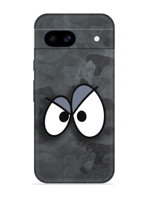 Big Eyes Night Mode Embossed Soft Silicone Case for Google Pixel 8A Zapvi