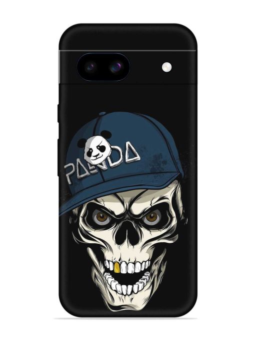 Panda Skull Embossed Soft Silicone Case for Google Pixel 8A Zapvi