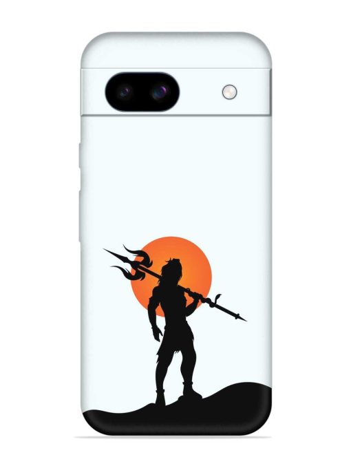 Lord Mahadev Trendy Embossed Soft Silicone Case for Google Pixel 8A