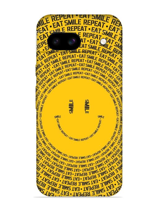 Smiley Embossed Soft Silicone Case for Google Pixel 8A