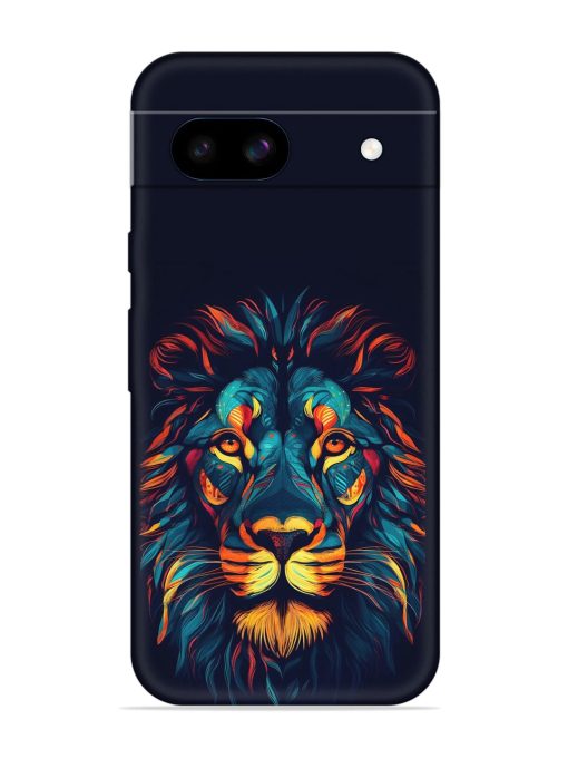 Colorful Lion Embossed Soft Silicone Case for Google Pixel 8A Zapvi