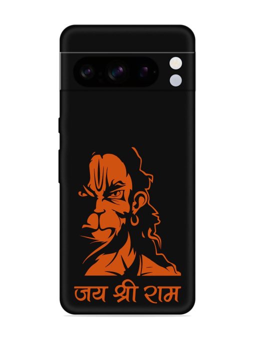 Angry Hanuman Embossed Soft Silicone Case for Google Pixel 8 Pro