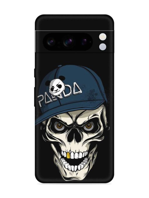 Panda Skull Embossed Soft Silicone Case for Google Pixel 8 Pro Zapvi