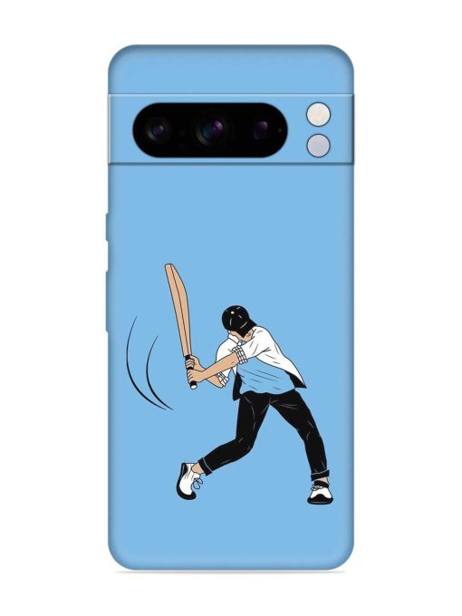 Cricket Gully Boy Embossed Soft Silicone Case for Google Pixel 8 Pro Zapvi