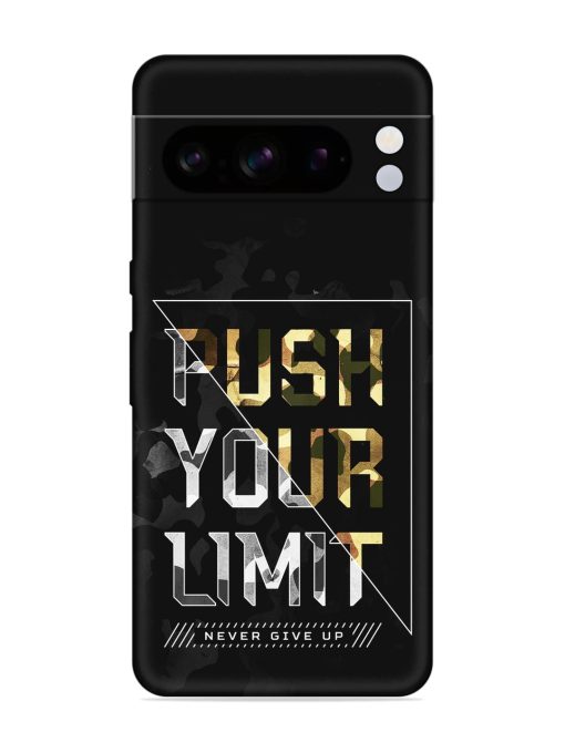 Push Your Limits Embossed Soft Silicone Case for Google Pixel 8 Pro Zapvi