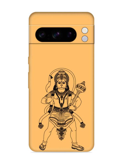 Indian God Hanuman Embossed Soft Silicone Case for Google Pixel 8 Pro