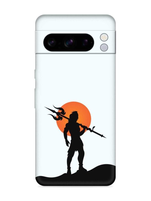 Lord Mahadev Trendy Embossed Soft Silicone Case for Google Pixel 8 Pro