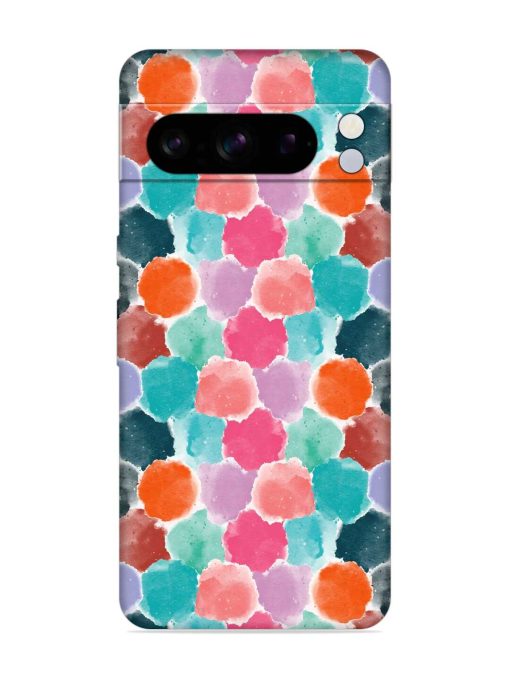 Colorful Seamless Pattern Embossed Soft Silicone Case for Google Pixel 8 Pro Zapvi