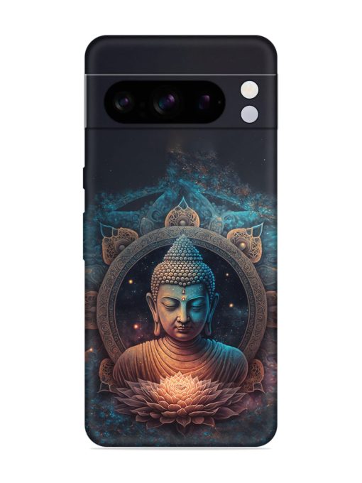 Gautam Buddha Embossed Soft Silicone Case for Google Pixel 8 Pro Zapvi