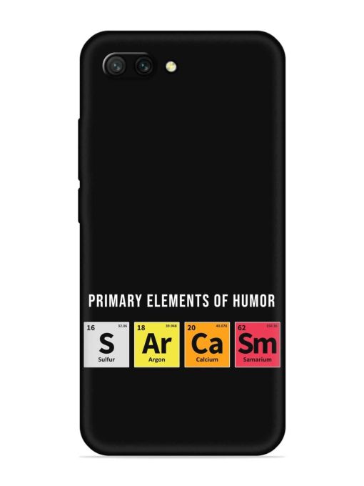 Primary Elements Humor Embossed Soft Silicone Case for Honor 10 Zapvi