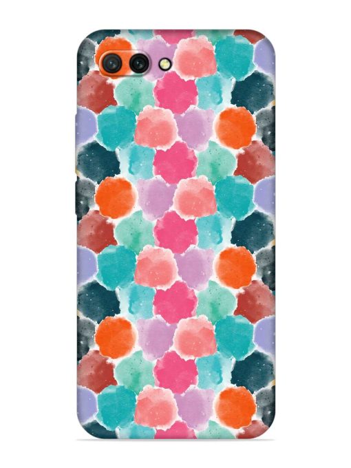 Colorful Seamless Pattern Embossed Soft Silicone Case for Honor 10