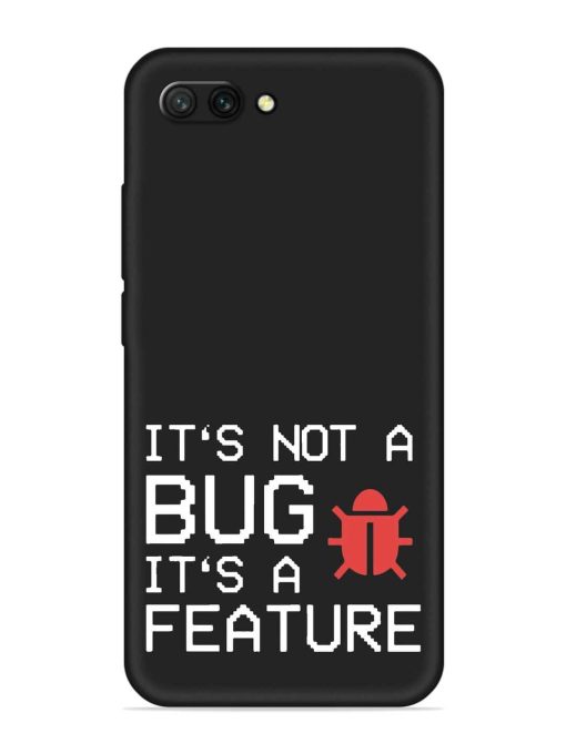 Not Bug Feature Embossed Soft Silicone Case for Honor 10