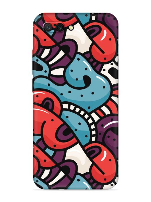 Seamless Backdrop Colorful Embossed Soft Silicone Case for Honor 10 Zapvi