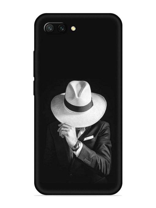 Men Under Hat Embossed Soft Silicone Case for Honor 10 Zapvi