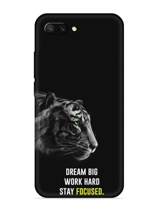 Dream Big Work Hard Embossed Soft Silicone Case for Honor 10 Zapvi