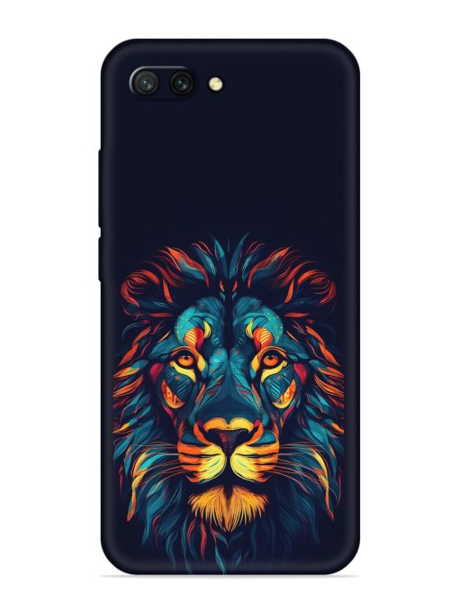 Colorful Lion Embossed Soft Silicone Case for Honor 10 Zapvi