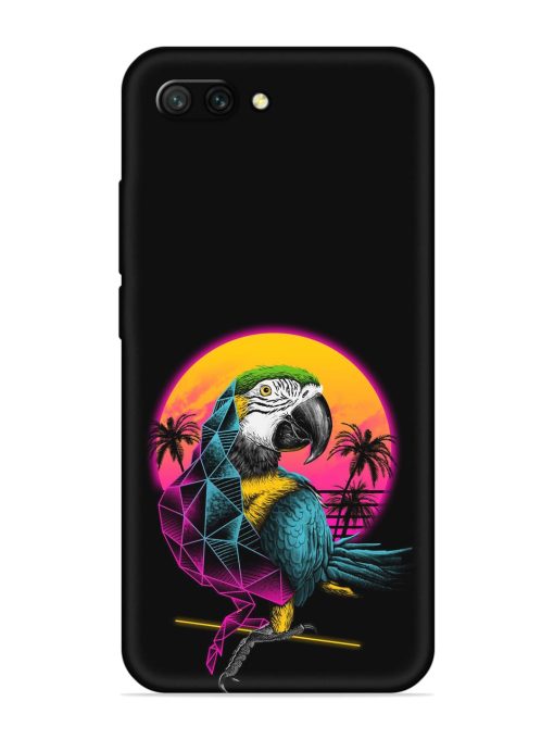 Rad Parrot Embossed Soft Silicone Case for Honor 10