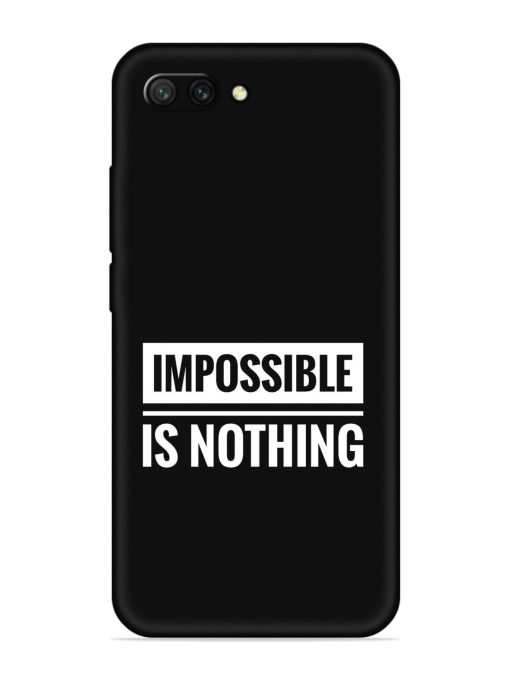 Impossible Is Nothing Embossed Soft Silicone Case for Honor 10 Zapvi